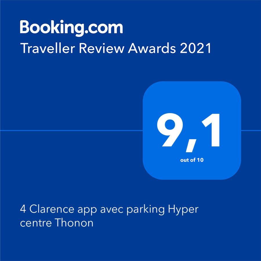 4 Clarence App Avec Parking Hyper Centre Thonon Apartment Екстериор снимка